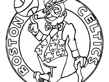 440x330 Coloring Pages Basketball Logos