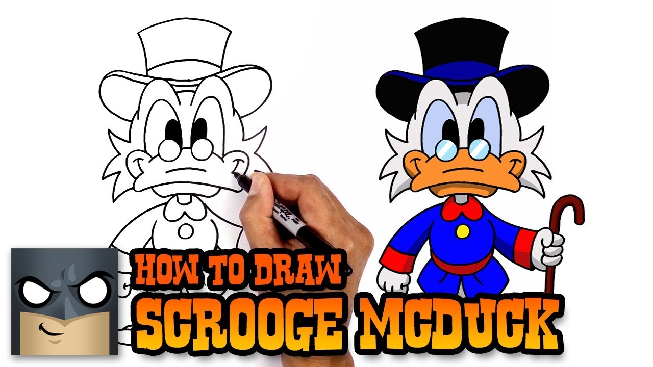 1280x720 how to draw scrooge mcduck ducktales