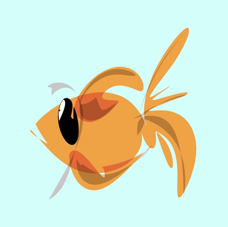 738x734 Goldfish Illustration