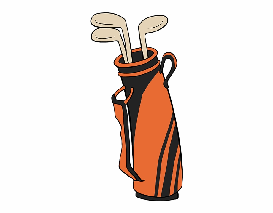 920x719 How To Draw Golf Club Bag