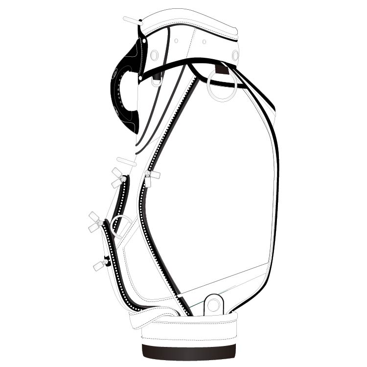 750x750 professional style golf staff bags or custom staff bags