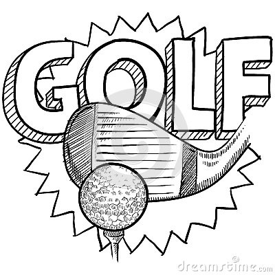400x400 How To Draw A Golf Ball Letter Alimy Us