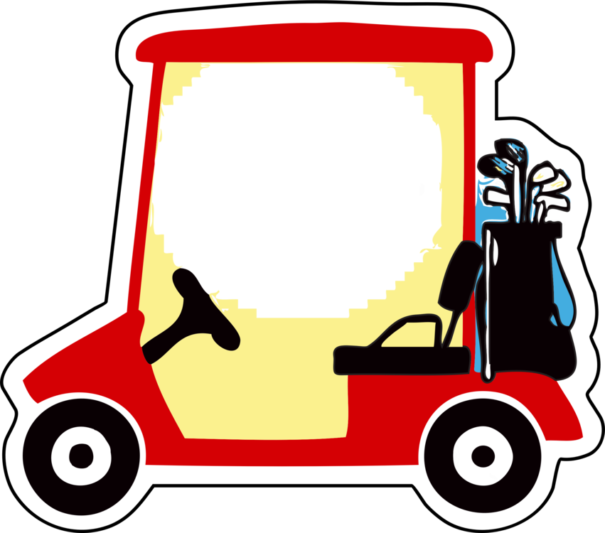 851x750 Golfer Golf Buggy Transparent Png Clipart Free Download