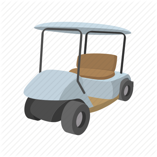 512x512 Cartoon Golf Cart Free Download Clip Art