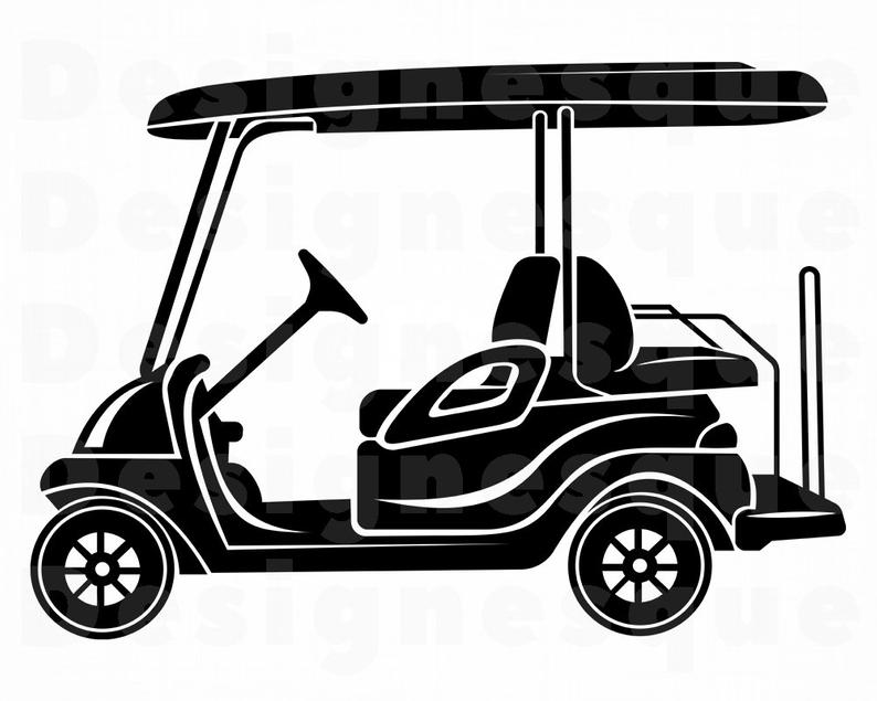 Golf Cart Drawing Free download on ClipArtMag