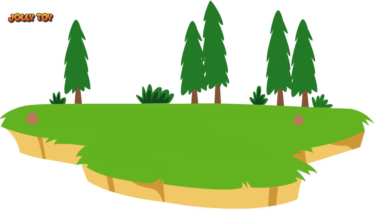 1280x720 Green Golf Course Coloring And Drawing For Kids And Toddler