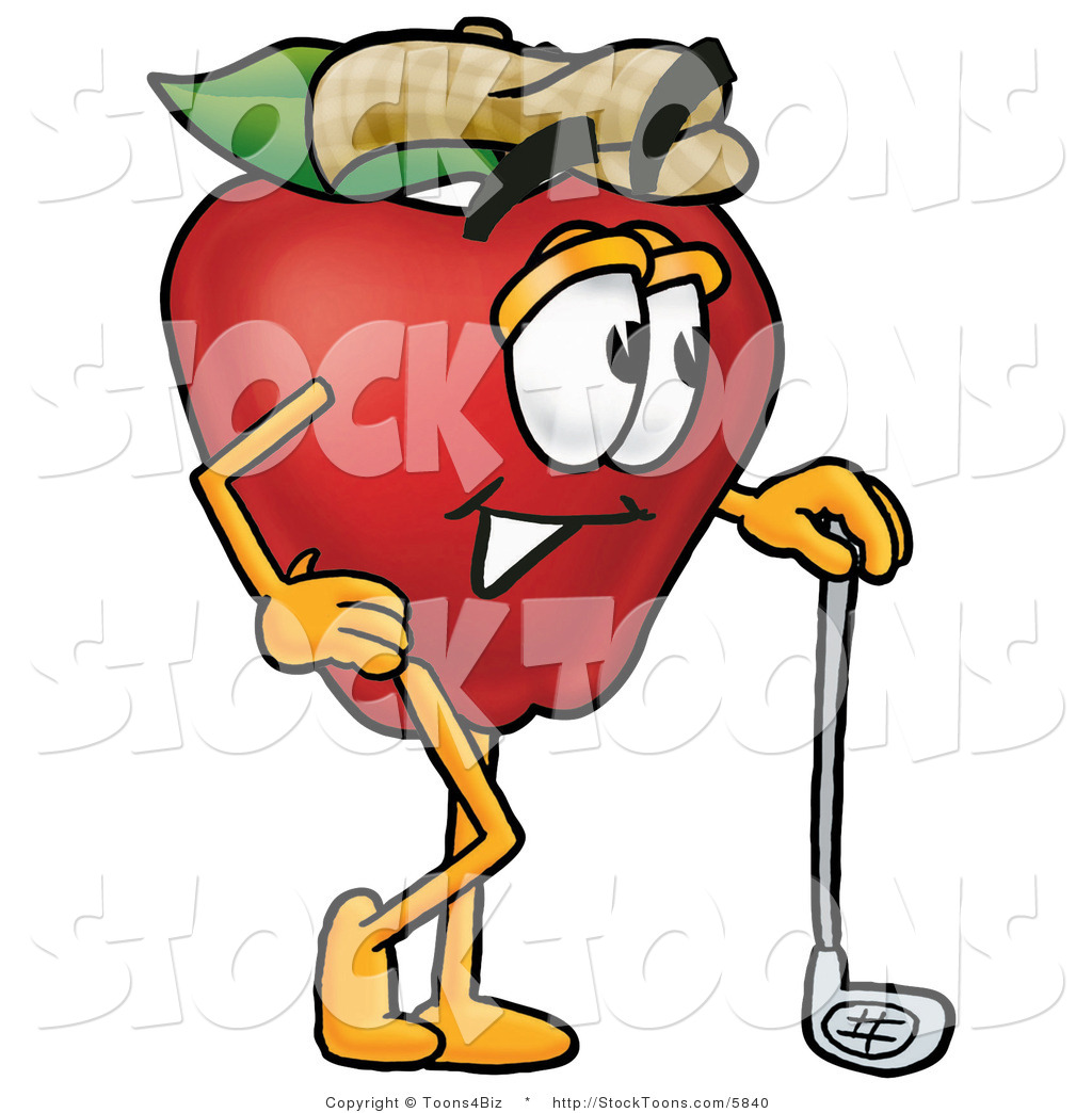 1024x1044 Stock Cartoon Of A Happy Red Apple Character Mascot Leaning