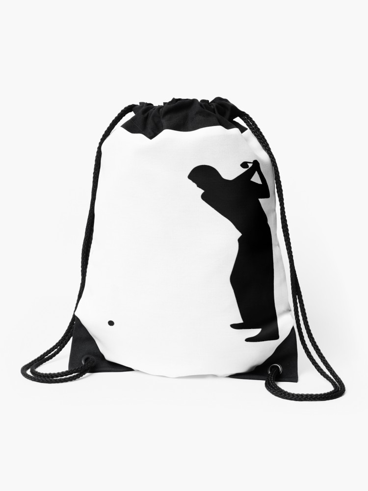 750x1000 Golf Player Drawstring Bag