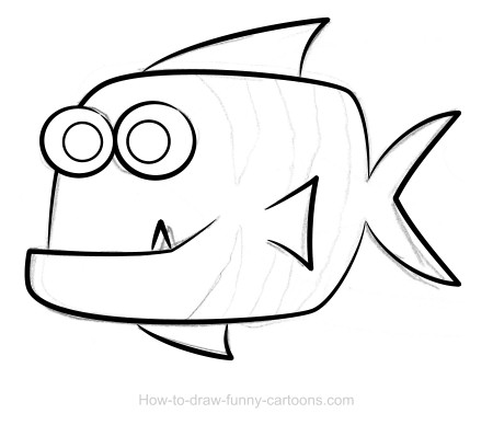 450x388 Drawing Of Fish