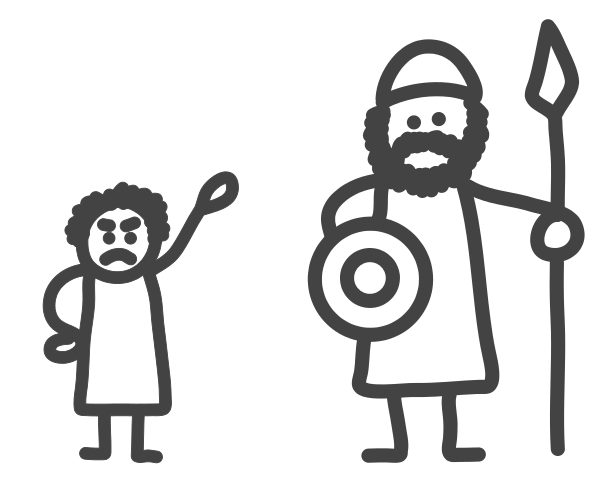600x482 David And Goliath
