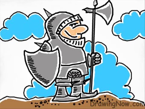 480x360 How To Draw A Knight In Armour