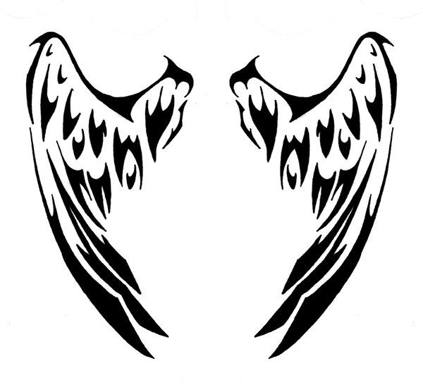 600x546 Evil Wings Folded