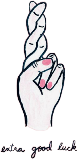 297x602 Good Luck Sticker Challenge