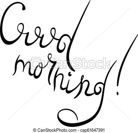 450x435 good morning lettering text good morning text for prints