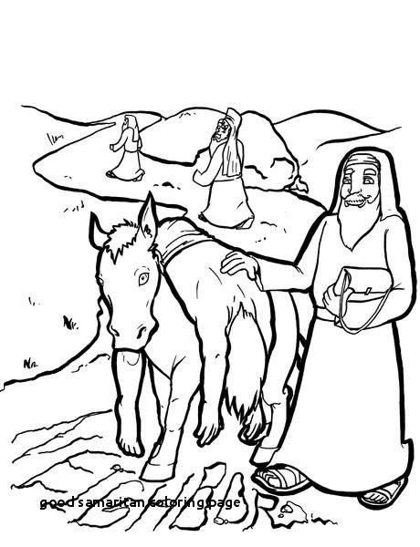 460x600 Good Samaritan Coloring