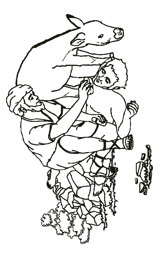 522x845 Good Samaritan Coloring