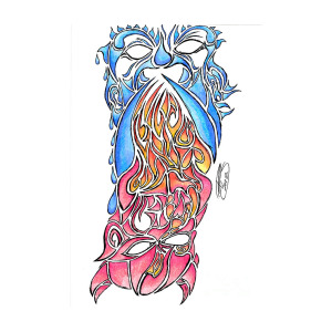 300x300 Good Vs Evil Drawing