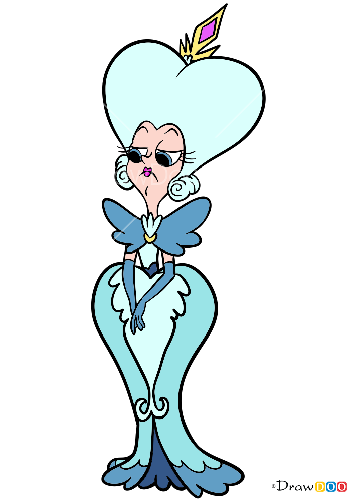 710x998 How To Draw Queen Butterfly, Star Vs The Forces Of Evil