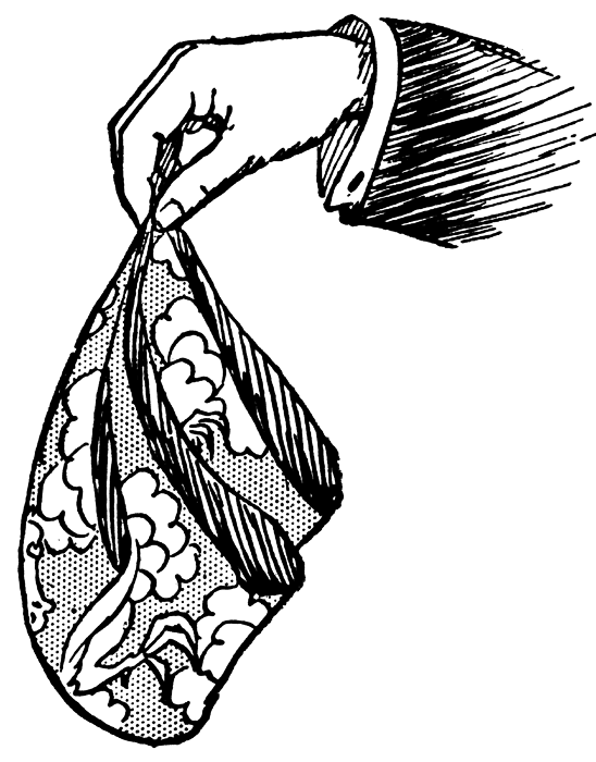 548x700 handkerchief clipart goodbye