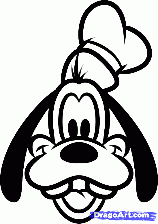 548x776 How To Draw Goofy Easy, Step