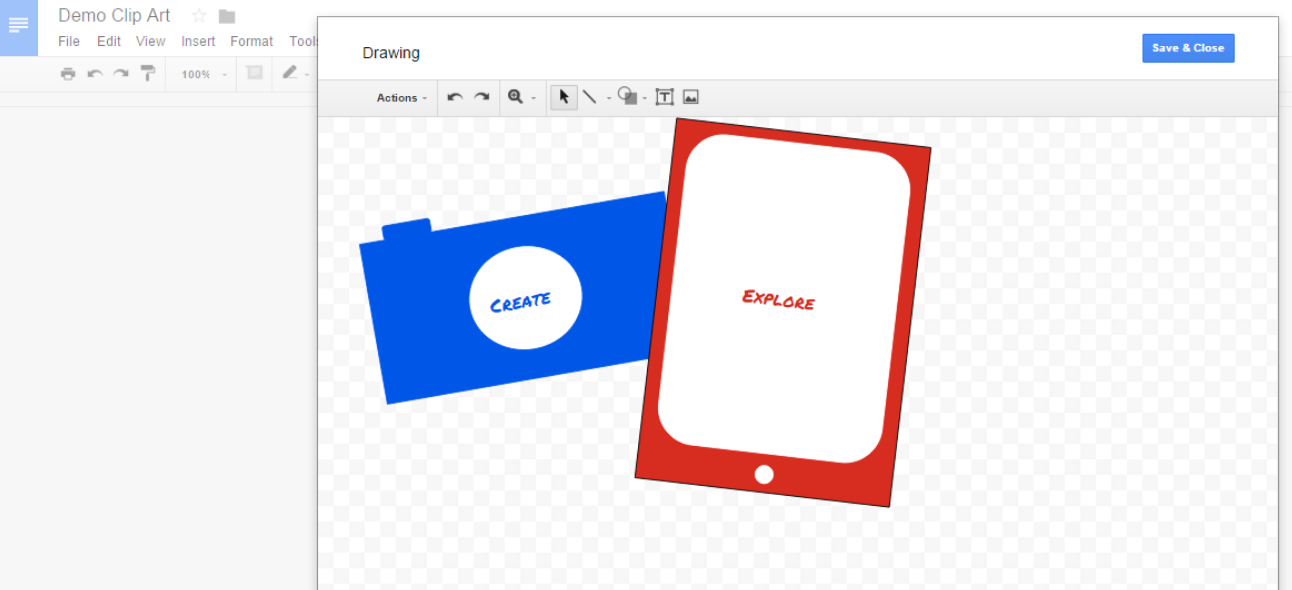 1292x590 Use Google Drawings To Create Dynamic Text And Clip Art