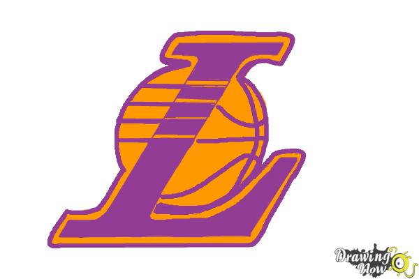 600x400 how to draw lakers logo