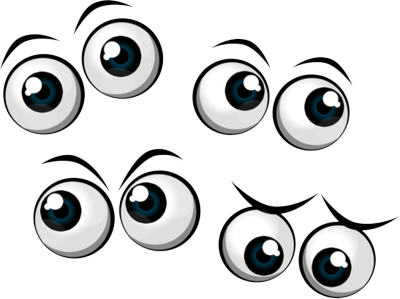 400x299 Comic Eyes Clipart Collection