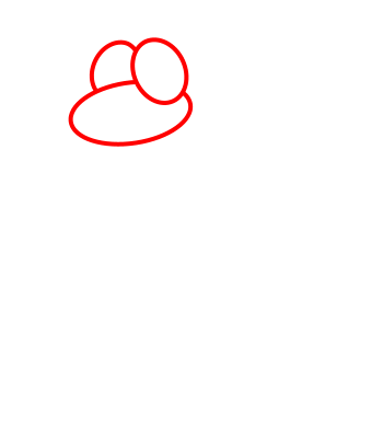 350x400 Drawing A Cartoon Goose