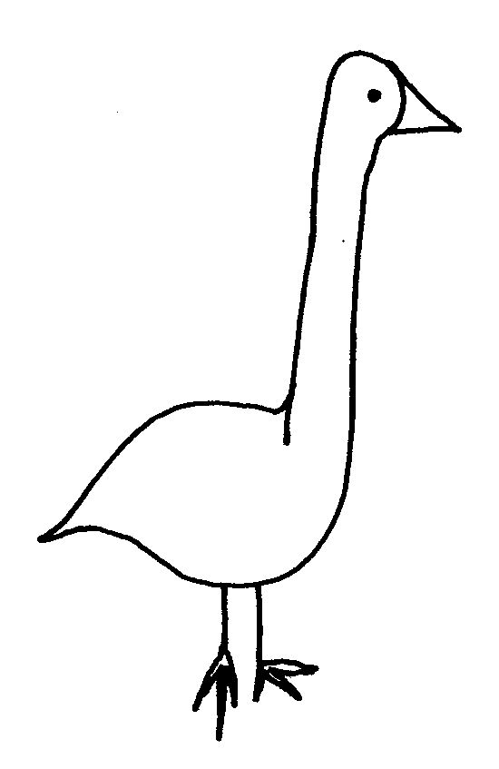 550x847 Line Drawing Goose Helianthus In Drawings, Art, Ink