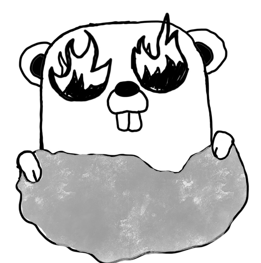 844x850 enthusiastic gopher