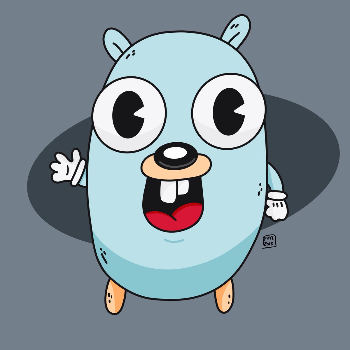 1200x1200 maestro makhan on twitter frist drawing of the year, a gopher