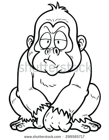 366x470 Cartoon Gorilla Hands