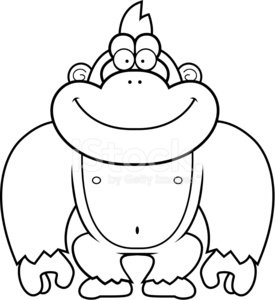 275x300 Cartoon Gorilla Stock Vectors