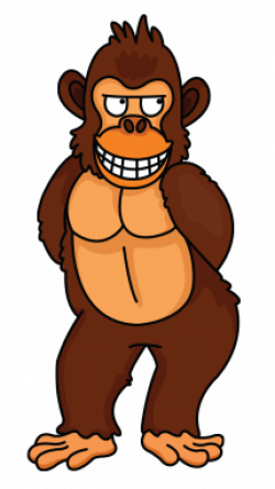 250x444 Drawing Gorilla, Picture