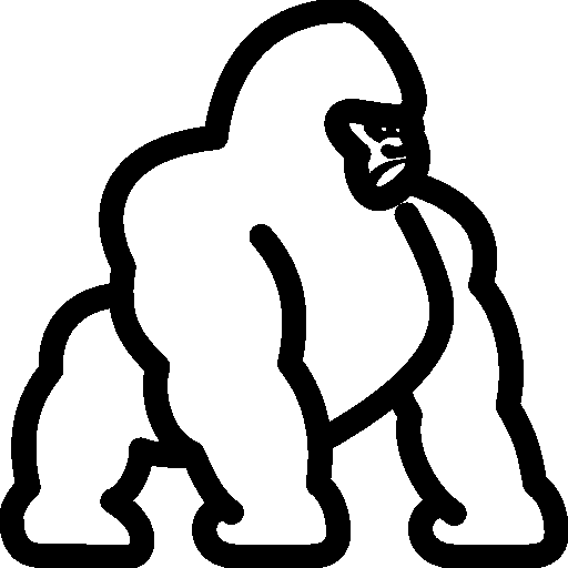 512x512 Gorilla Clipart Drawing For Free Download And Use In Presentations