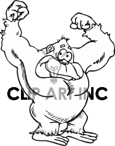 236x300 Gorilla Clipart Drawing For Free Download And Use In Presentations