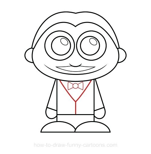 500x510 how to draw gorilla draw gorilla grodd