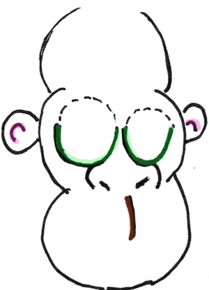 300x416 Step Drawing Cartoon Gorillas And Apes With Easy Step