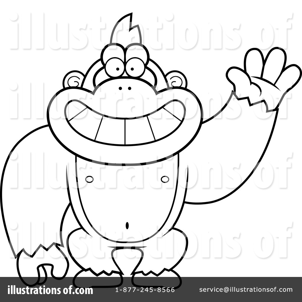 1024x1024 Gorilla Clipart