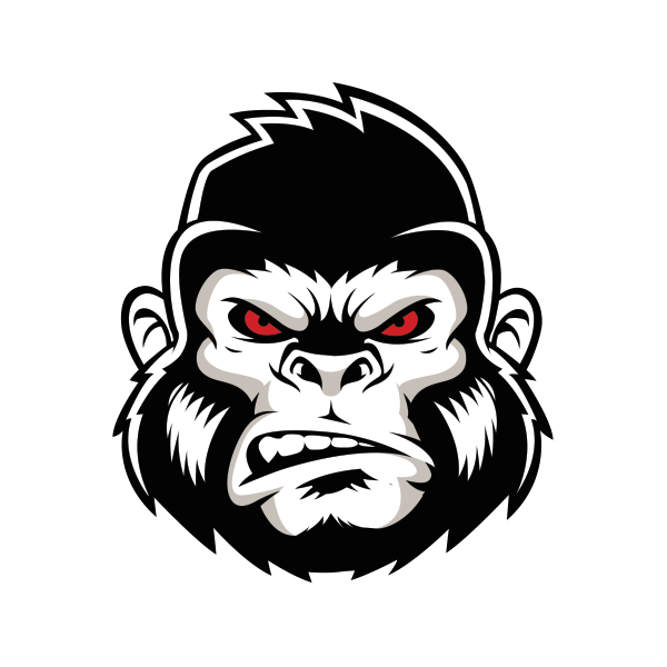 600x600 Collection Of Free Gorilla Vector Smoking Download On Ui Ex