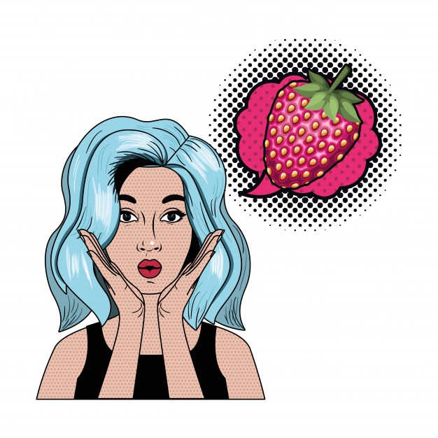 626x626 Retro Pop Art Gossip Girl Vector Free Download
