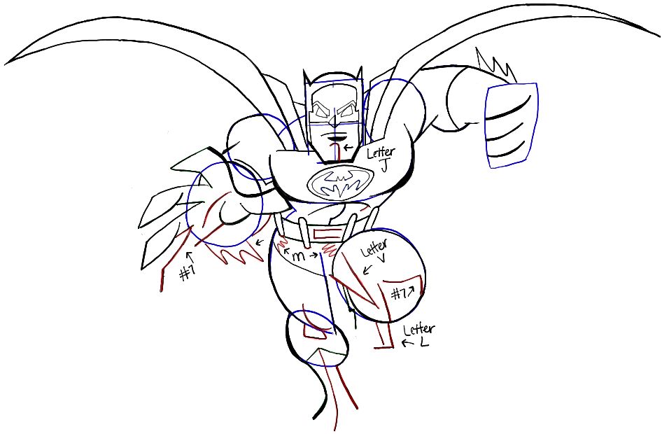 946x620 Batman Drawing Tutorial