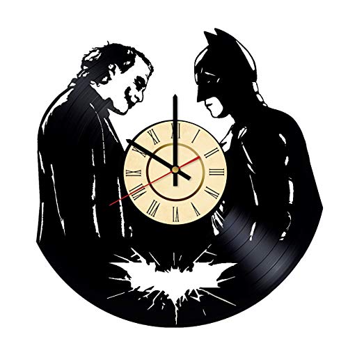 500x500 Joker Vs Batman Vinyl Clock Gift For Dc Comics Fans