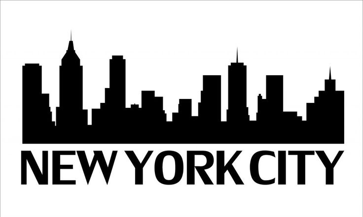 736x441 New York City Skyline Silhouette