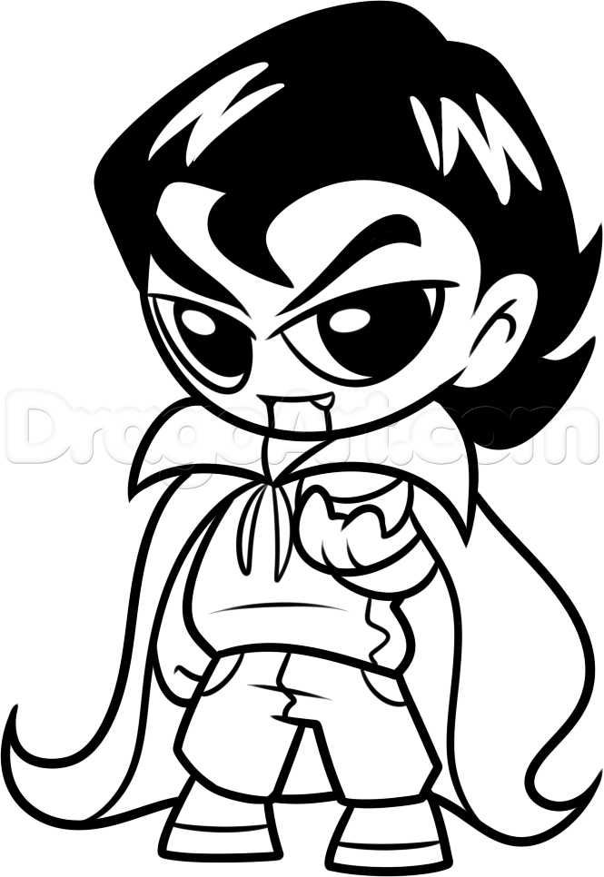 665x966 Step How To Draw A Gothic Vampire