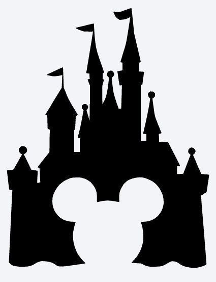 425x553 Disney Castle Drawing Money Clipart