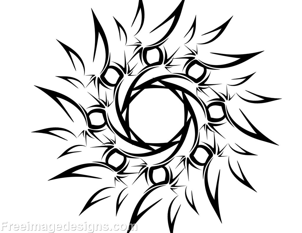 1024x791 Sun Drawing Gothic For Free Download