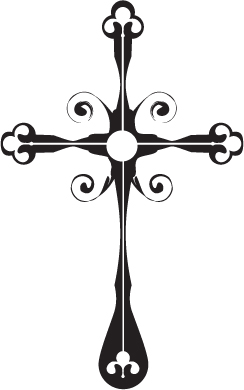 244x390 Vector Gothic Cross