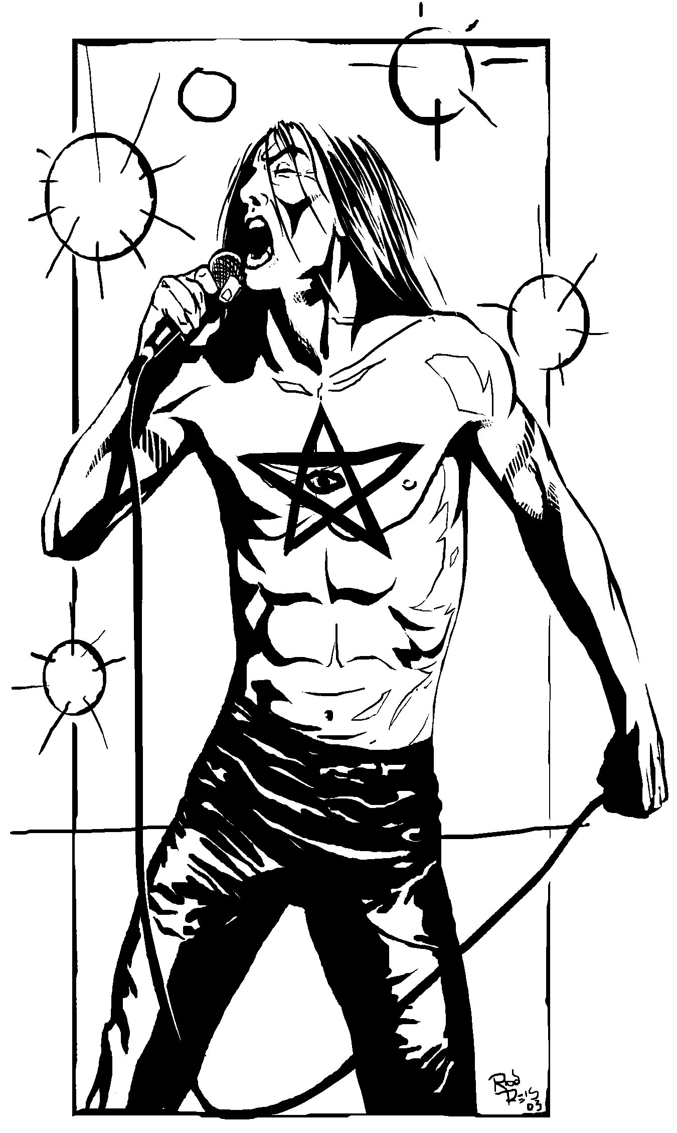 1350x2259 Gothic Fairy Drawing