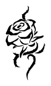 Gothic Rose Drawing | Free download on ClipArtMag